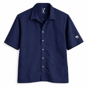 Mountain Hardwear Camp Shirt Button Up Nylon Navy Gorpcore Outdoor Men L